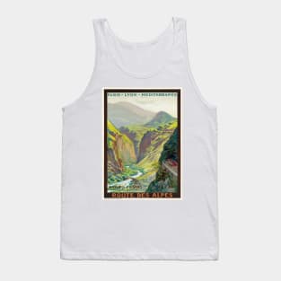 Massif de L'Oisans France Vintage Poster 1900 Tank Top